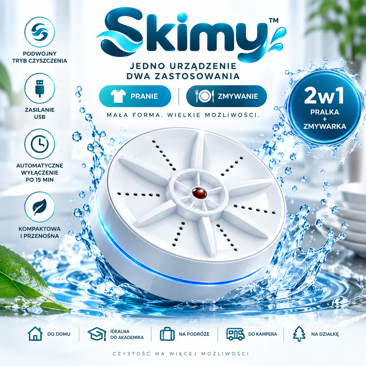 Skimy™ - Zmywarka i pralka