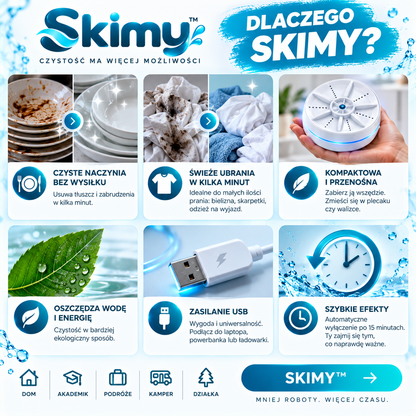 Skimy™ - Zmywarka i pralka